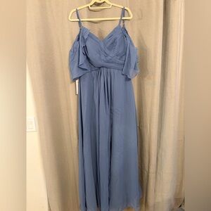 Elegant Blue Evening Gown